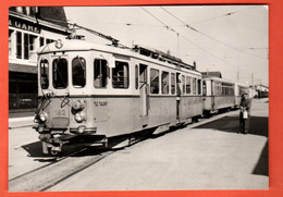 ZMN-17  Train Le Talent à La Gare De Moudon ANIME. Photo Sutter Mars 1960 NC GF. BVA - Moudon
