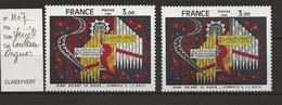 VARIETE FRANCAISE N° YVERT 2107 - Unused Stamps