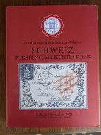 AC Corinphila 275 Auction 2021: Katalog Schweiz & Liechtenstein - 1843-1852 Kantonalmarken Und Bundesmarken