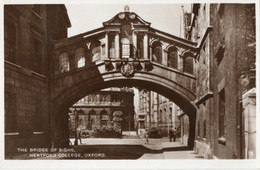 THE BRIDGE OF SIGHS - HERTFORD COLLEGE - OXFORD - F.P. - STORIA POSTALE - Oxford