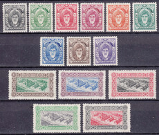 Zanzibar 1952 Mi#206-219 Mint Hinged - Zanzibar (...-1963)