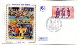 FDC Soie - 1971 --histoire--Ouverture Des Etats Généraux ...cachet  VERSAILLES - 78... ...à Saisir - 1970-1979