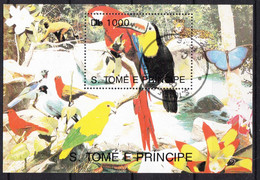 Sao Tome And Principe 1993 Birds Mi#Block 299 Used - Sao Tome Et Principe