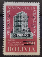 BOLIVIA 1966 General Azurduy De Padilla - Surcharged "Homenaje A La - Generala - J. Azurduy De - Padilla. USADO - USED. - Bolivia