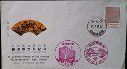 TAIWAN FORMOSA 1986 COVER - Covers & Documents