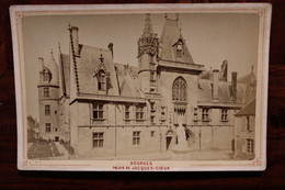 Photo 1890's Bourges Palais De Jacques Coeur Tirage Sur PAPIER ALBUMINÉ Support CARTON CDC Format Cabinet - Old (before 1900)