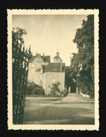 Orig. Foto 1932 Bad Pretzsch Elbe / Bad Schmiedeberg, Außenansicht Schloß, Eingang - Bad Schmiedeberg