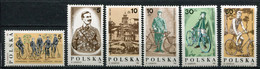 Polen Poland Polska Mi# 3069-74 Postfrisch/MNH - Velo - Nuevos