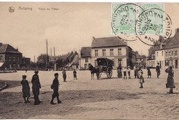 ANTOING  PLACE DU PREAU  1922 - Antoing