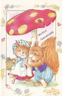 Carte Postale Anniversaire Champignon - Pilze
