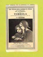 Loterie Tombola Pour Le Sauvetage De L'enfance Paris 1899 Pauvreté Précarité Enfants - Billetes De Lotería