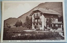 74 MORZINE     HOTEL  PENSION  BELLE  VUE  Mme Vve LAVANCHY  PROPRIETAIRE - Chevenoz