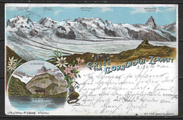 Carte P De 1899 ( Gruss Vom Gornergrat-Zermatt ) - VS Valais