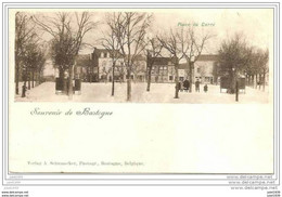 BASTOGNE ..--  Place Du Carré .  1908 Vers LIEGE ( Melle Elise VAN PROMEREN ) . Voir Verso . - Bastogne