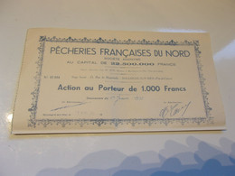 Pecheries Françaises Du Nord (1950) Boulogne Sur Mer,pas De Calais - Zonder Classificatie