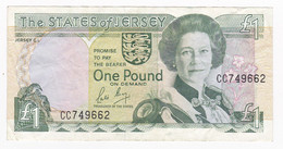 Billet States Of Jersey - One Pound - Bon état -  -Bank Note Jersey - Voir Scans - Jersey