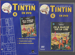 Les Aventures De TINTIN  On A Marché Sur La Lune   N°6 Avec Fascicule - Dessin Animé