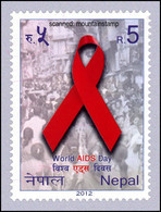 Nepal 2012 (2012/2) World Aids Day - MNH ** - Nepal