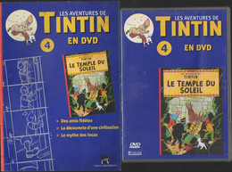 Les Aventures De TINTIN  Le Temple Du Soleil  N°4 Avec Fascicule - Cartoons