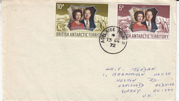 British Antarctic Territory (BAT) 1972 Cover Wedding Anniversary  Ca Adelaide Island 13 DE 72 (BA159) - Lettres & Documents