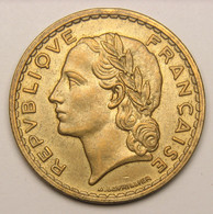 ASSEZ RARE En SUP ! 5 Francs Lavrillier, 1938, Bronze-aluminium - III° République - 5 Francs