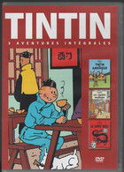 TINTIN  3 Aventures Intégrales  "En Amérique"  "Les Cigares Du Pharaon"   "le Lotus Bleu"  N0 1 - Dessin Animé