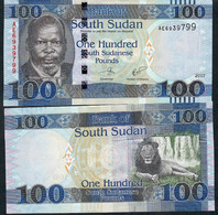 SOUTH SUDAN P15c 100 POUNDS 2017 #AE UNC. - Zuid-Soedan
