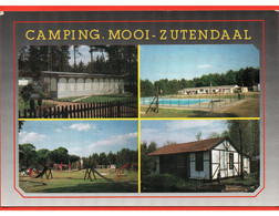 (RECTO / VERSO) ZUTENDAAL - CAMPING MOOI - BEAU TIMBRE - MULTIVUES - CPM GF - Zutendaal