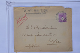 X1 FRANCE  BELLE  LETTRE PRIVEE 1944 PARIS  A ALGER  + +ARCH. DERDERIAN   +AFFRANCH. INTERESSANT - 1944-45 Arc Of Triomphe