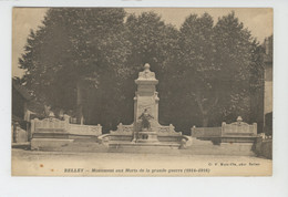 BELLEY - Monument Aux Morts De La Grande Guerre (1914-18) - Belley