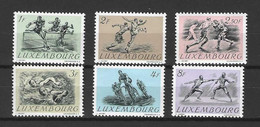 Luxemburg 1952 - Sport / Olympische Sommerspiele Helsinki 1952 - Mi: 495 -500 - MNH / Postfrisch - Unused Stamps
