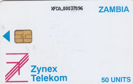 Zambia, ZAM-03, 50 Units, Definitive Card, 2 Scans. - Sambia