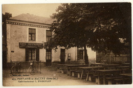 Fontaine La Mallet  -  Café Restaurant  L . Friboulet - Andere Gemeenten