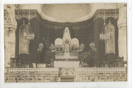 Maisons-Lafitte (78) : Le Chœur à L'intérieur De L'église Décorée Pour Les Fêtes Paroissiales En 1930 PF CP PHOTO RARE. - Maisons-Laffitte