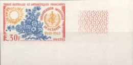 TAAF 1968, 20TH WHO, Flowers, !val IMPERFORATED - OMS