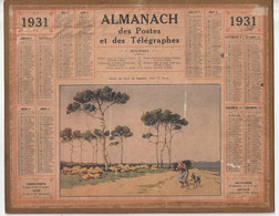 Almanach Des Postes Et Télégraphes 1931 - Glacis Du Fort De Quélern (rade De Brest) - Petit Format : 1921-40