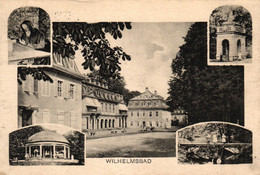 Hanau - Wilhelmsbad, Mehrbild-AK Mit Karussel, Feldpost 1915 - Hanau