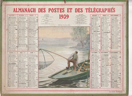 Almanach Des Postes Et Télégraphes 1939 - Pêche Au Carrelet - Grand Format : 1921-40