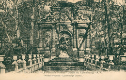 Paris CPA 75 Jardin Du Luxembourg Fontaine Médicis  Bois De Boulogne  Château De Bagatelle Lot De 2 Cartes - Parcs, Jardins