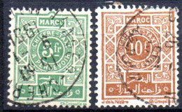 Maroc: Yvert Taxe 51/52 - Timbres-taxe