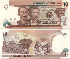 Philippines 10 Peso  ND 1997-1998 P-187 UNC - Philippines