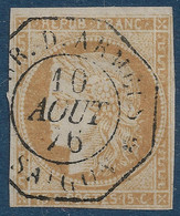 France Colonies Generales COCHINCHINE N°22 Oblitéré Du Dateur Octogonal "Correspondance D'armées/saigon" Superbe Frappe - Used Stamps