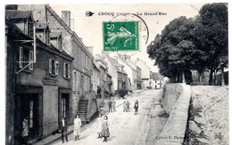 Delcampe - Crocq -  La Grande Rue  - CPA°Bt - Crocq