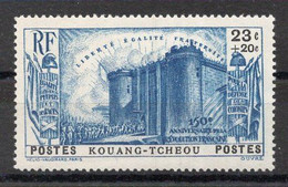KOUANG TCHEOU Timbre Poste N°124* Neuf Charnière Légère TB Cote 15€ - Unused Stamps