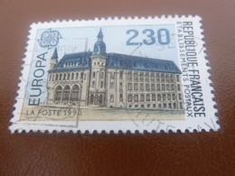 Macon - Batiment Postal - Europa - 2f.30 - Yt 2642 - Brun, Noir Et Bleu Clair - Oblitéré - Année 1990 - - 1990