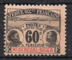 HAUT SENEGAL NIGER Timbre Taxe N°6(*) TB Neuf Sans Gomme Cote 23€ - Nuovi