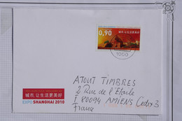 X14  CHINA    BELLE LETTRE   2010 EXPO SHANGHAI POUR AMIENS FRANCE  +AFFRANCH. PLAISANT - Lettres & Documents