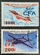 REUNION     Poste Aérienne   N° Y&T  PA52 Et PA53 (o) - Luftpost