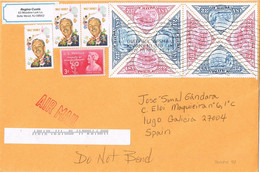 44345. Carta Aerea BELLE MEAD (NJ) USA 2021. Expectacular Franqueo. Pacific 97 - Storia Postale