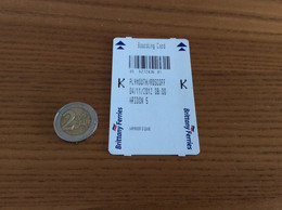 Ticket De Transport (Ferry) "Brittany Ferries - SHOP Before We Stop" K (FRANCE - ANGLETERRE) - Europa